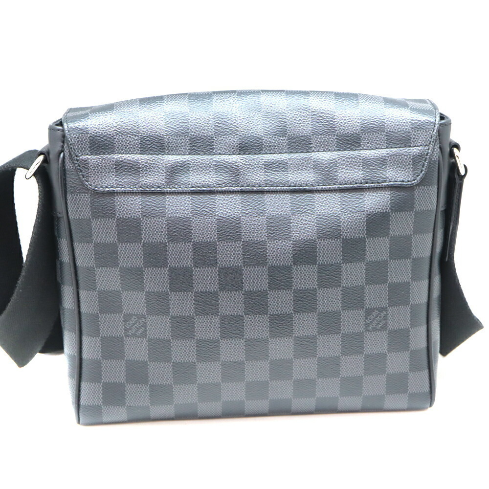 Louis Vuitton Gray Damier Bag Shoulder Graphite PM District - Picture 1 of 14